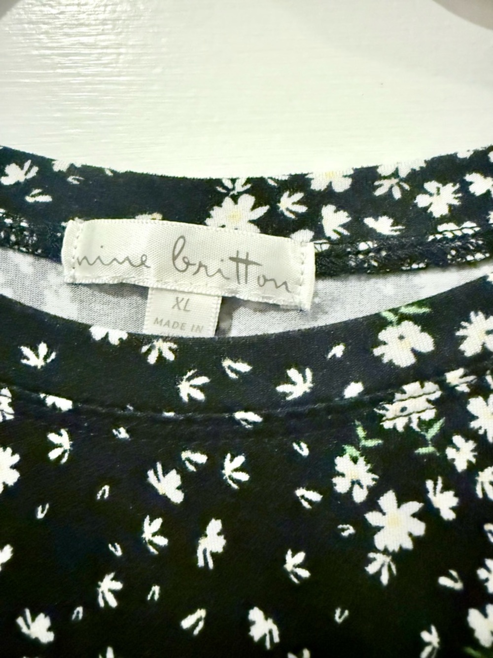 Floral Black & White Sleeveless Midi Dress  Size  XL - Picture 8 of 10